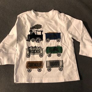 Boys train long sleeve shirt